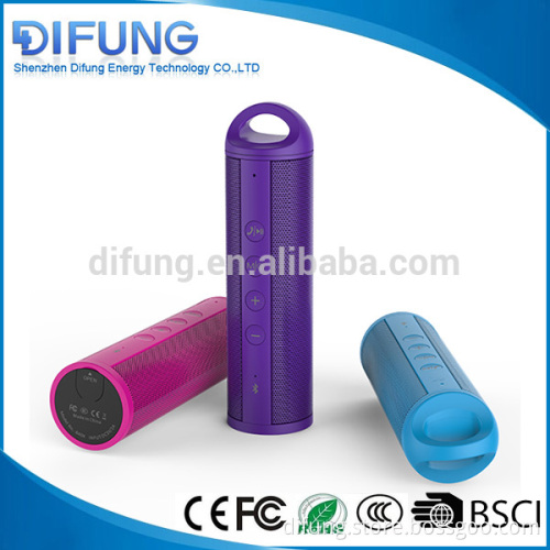 Good sound portable wireless microphone shape bluetooth speaker